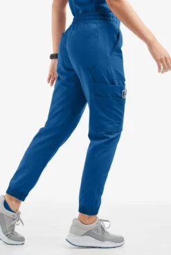 Movement By Butter-Soft Cephei Women's 11-Pocket Jogger Scrub Pants -Scrubs Wear Shop MBS395 ROYAL 3