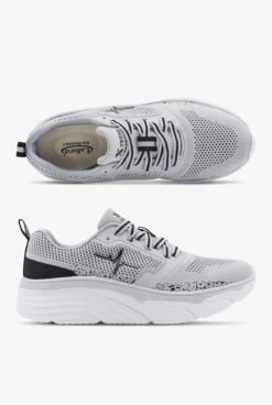 LaForst Men's Extreme Comfort Heart Beat Gray Athletic Lace Up Nursing Shoes