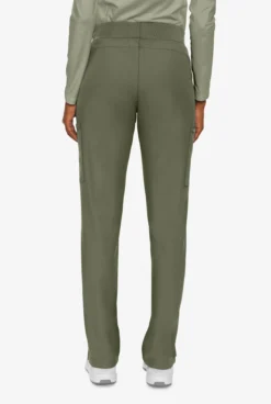 Med Couture Insight Women's 4-Pocket Zipper Cargo Pocket Scrub Pants -Scrubs Wear Shop P2702 110323 OLIVE 4