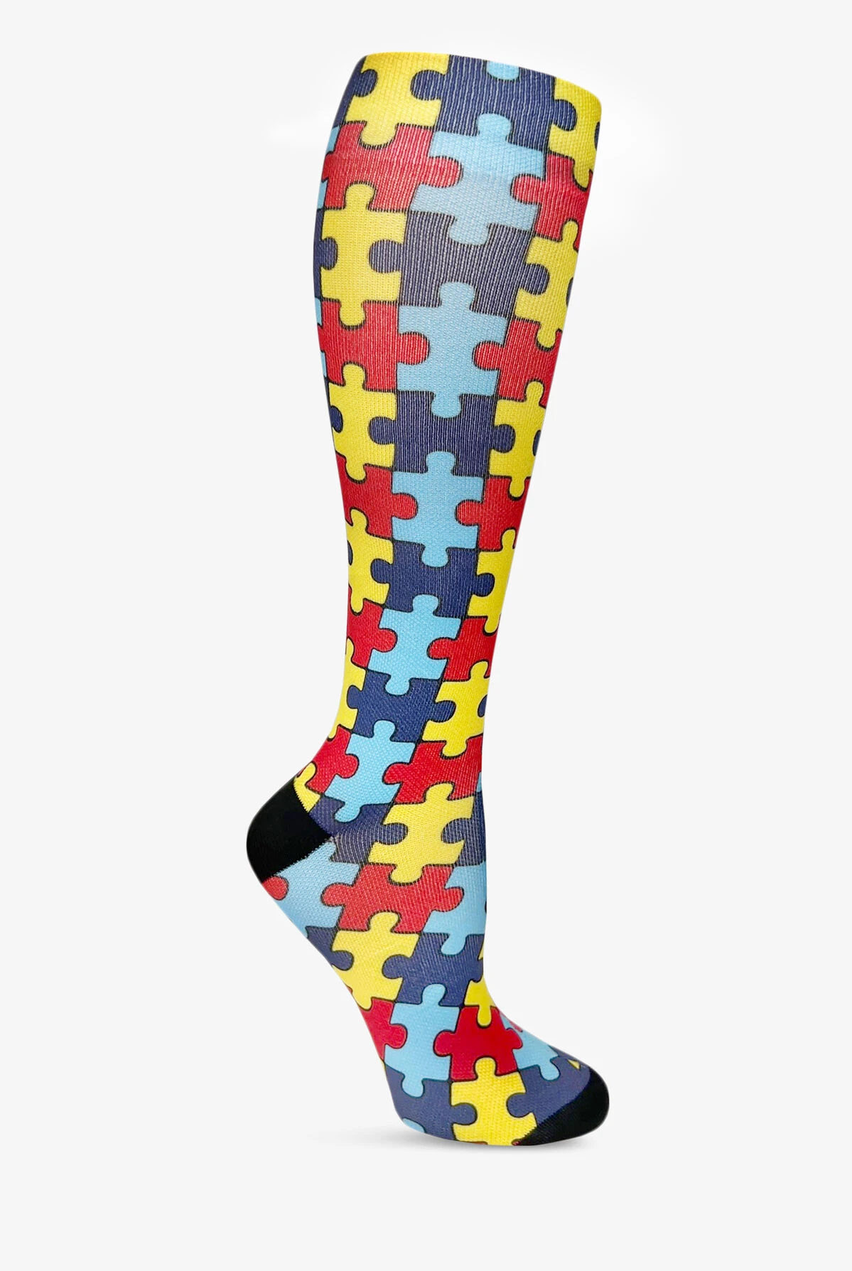 Prestige Autism Awareness Women's 15-20 MmHg Moderate Compression Socks 1 Prestige Autism Awareness Women's 15-20 MmHg Moderate Compression Socks
