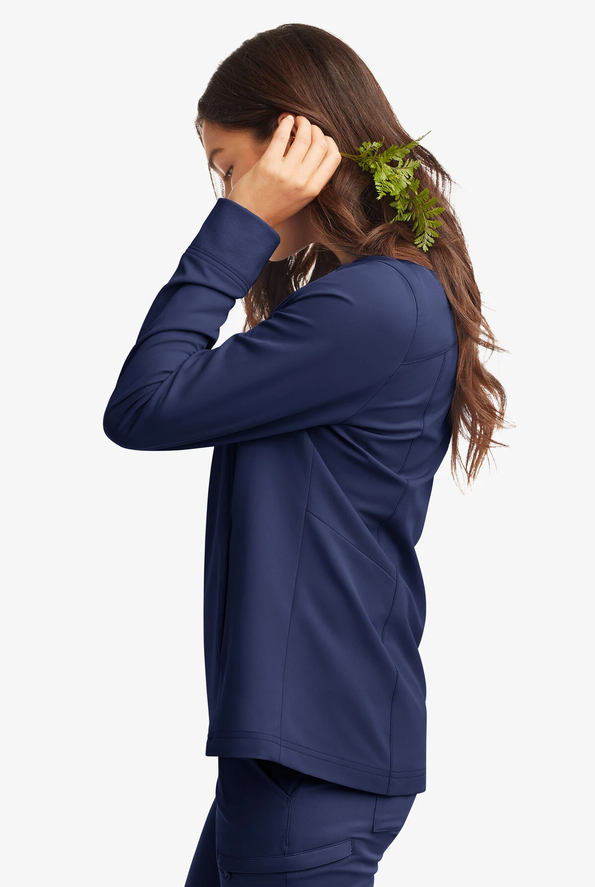 ReSurge Quartz Women’s 6-Pocket Long Sleeve Zip Front Scrub Jacket 3 ReSurge Quartz Women’s 6-Pocket Long Sleeve Zip Front Scrub Jacket - Image 3