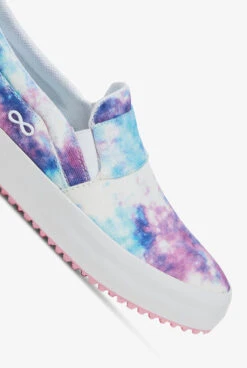 Infinity By Cherokee Women's RushTx Pastel Watercolor Athletic Lace Up Nursing Shoes -Scrubs Wear Shop RUSHTXPSCR NAVY 3 HV