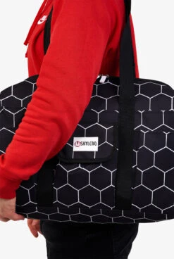 SHYLERO Black Bee Hive Nurse Bag And Utility Tote 5 SHYLERO Black Bee Hive Nurse Bag And Utility Tote -Scrubs Wear Shop SHBEEHIV 092523 3 HV