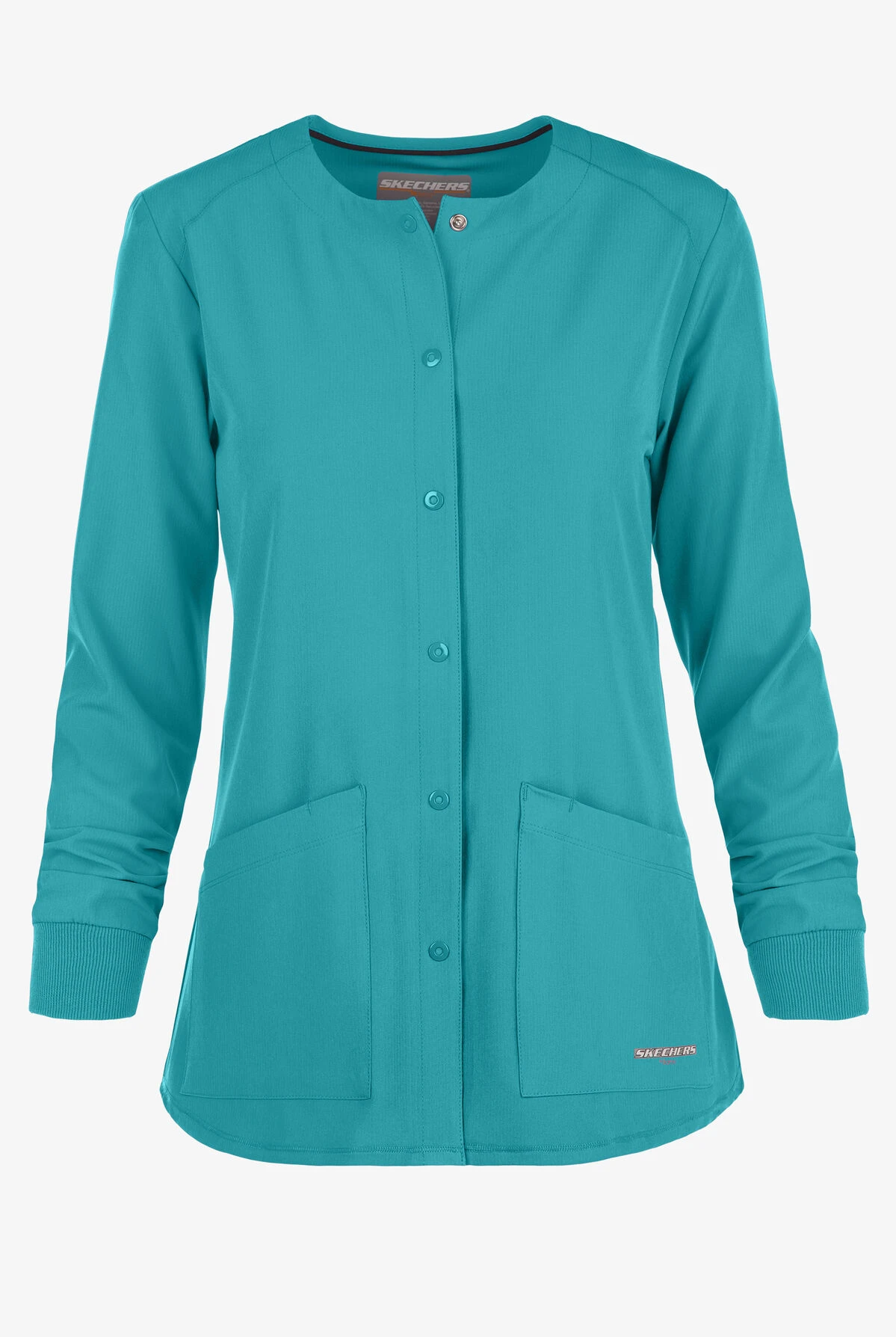 Skechers By Barco Stability Women's 2-Pocket STRETCH Warm-Up Scrub Jacket 1 Skechers By Barco Stability Women's 2-Pocket STRETCH Warm-Up Scrub Jacket