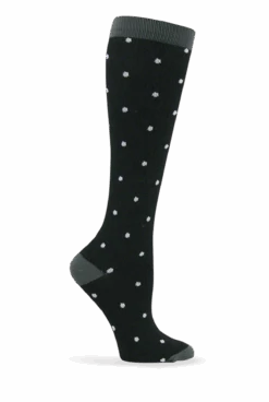 Think Fashion Mini Polka Dot Women's 10-14 MmHg Light Compression Socks