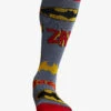 Cherokee Tooniforms Batman Mania Men's 8-12 MmHg Light Compression Socks