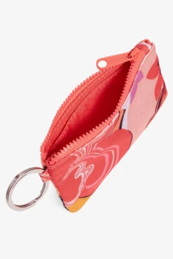 Vera Bradley ReActive Rosa Agate Women's Zip ID Lanyard