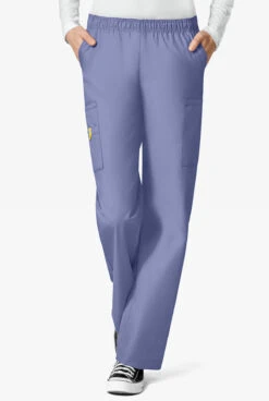 WonderWink ORIGINS Quebec Women's 8-Pocket Boot Cut Scrub Pants - Tall -Scrubs Wear Shop W5016 CEIL 4