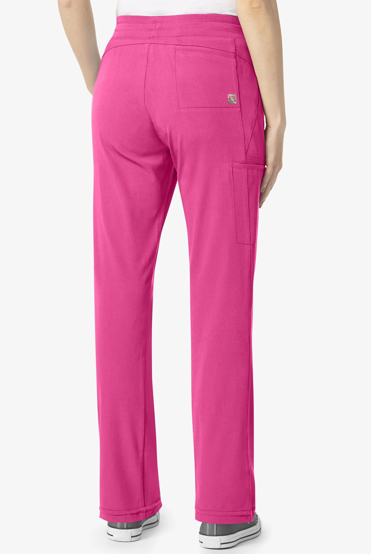 WonderWink Aero Women's 4-Pocket STRETCH Flex Utility Drawstring Cargo Scrub Pants 2 WonderWink Aero Women's 4-Pocket STRETCH Flex Utility Drawstring Cargo Scrub Pants - Image 2