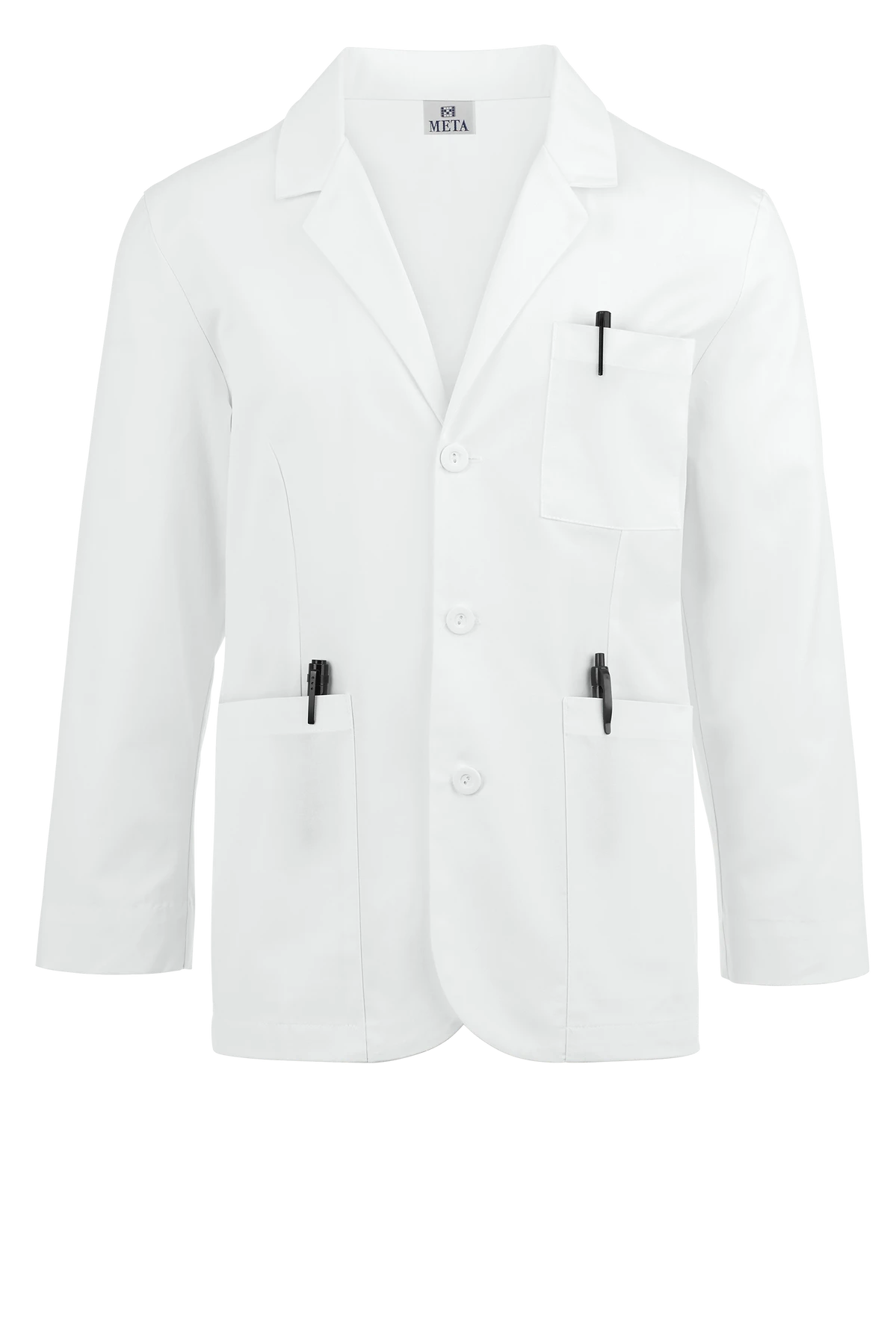 White Swan Meta Men's 30" 7-Pocket Lab Coat 1 White Swan Meta Men's 30" 7-Pocket Lab Coat
