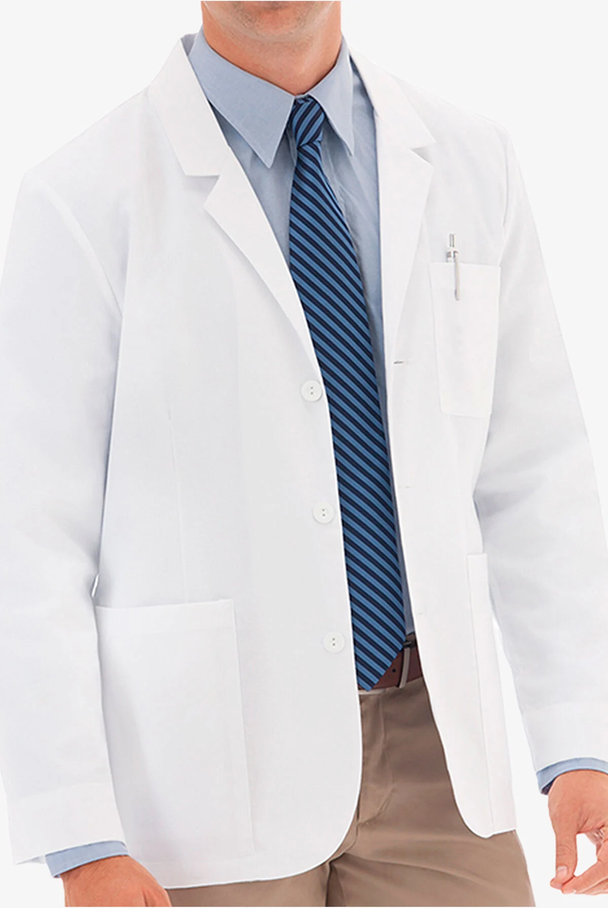 White Swan Meta Men's 30" 7-Pocket Lab Coat 2 White Swan Meta Men's 30" 7-Pocket Lab Coat - Image 2
